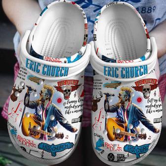 Eric Church Music Crocs Crocband Clogs Shoes | Favorety AU