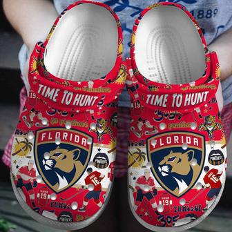 Florida Panthers Nhl Sport Crocs Crocband Clogs Shoes | Favorety