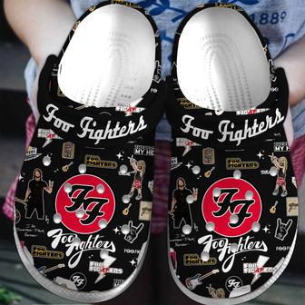 Foo Fighters Music Crocs Crocband Clogs Shoes | Favorety