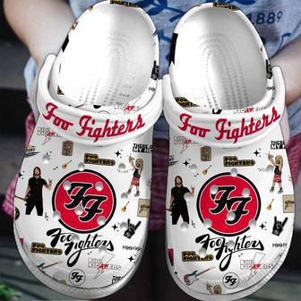 Foo Fighters Music Crocs Crocband Clogs Shoes | Favorety