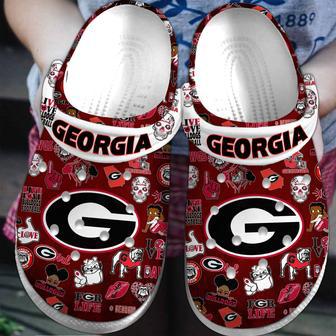 Georgia Bulldogs Ncaa Sport Crocs Crocband Clogs Shoes | Favorety UK