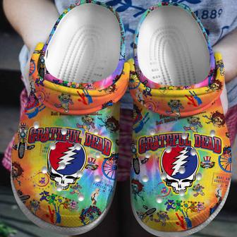 Grateful Dead Music Crocs Crocband Clogs Shoes | Favorety