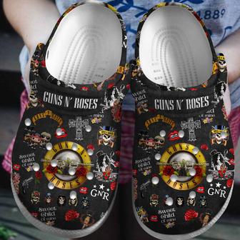 Guns N' Roses Music Crocs Crocband Clogs Shoes - Monsterry CA