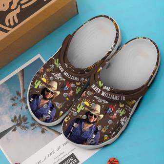 Hank Williams Jr Music Crocs Crocband Clogs Shoes - Monsterry