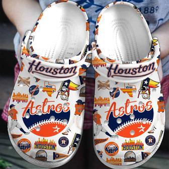 Houston Astros Mlb Sport Crocs Crocband Clogs Shoes | Favorety AU