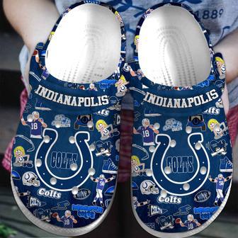 Indianapolis Colts Nfl Sport Crocs Crocband Clogs Shoes | Favorety