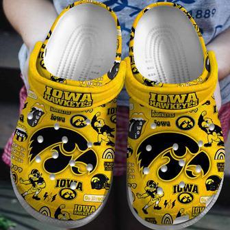 Iowa Hawkeyes Ncaa Sport Crocs Crocband Clogs Shoes | Favorety