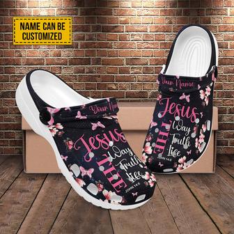 Jesus The Way The Truth The Life Customized Crocs Crocband Clogs Shoes Gift For Jesus Lovers - Monsterry UK