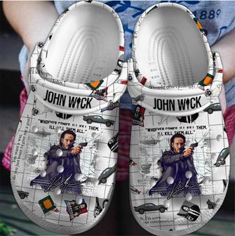 John Wick Movie Crocs Crocband Clogs Shoes | Favorety