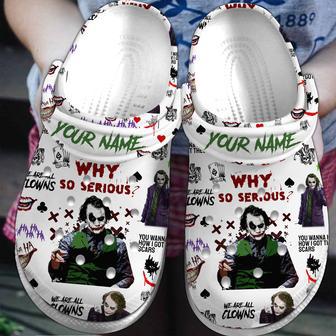 Joker Movie Crocs Crocband Clogs Shoes | Favorety