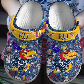 Kansas Jayhawks Ncaa Sport Crocs Crocband Clogs Shoes | Favorety UK