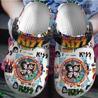 Kiss Musics Music Crocs Crocband Clogs Shoes - Monsterry CA