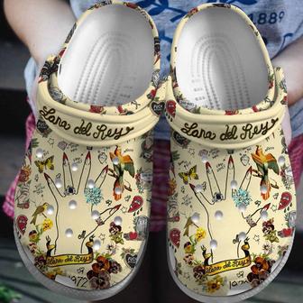 Lana Del Rey Music Crocs Crocband Clogs Shoes | Favorety