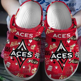 Las Vegas Aces Wnba Sport Crocs Crocband Clogs Shoes - Monsterry DE