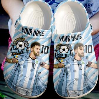 Lionel Messi Football Soccer Sport Crocs Crocband Clogs Shoes | Favorety UK