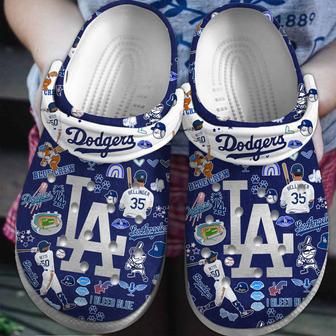 Los Angeles Dodgers Mlb Sport Crocs Crocband Clogs Shoes | Favorety