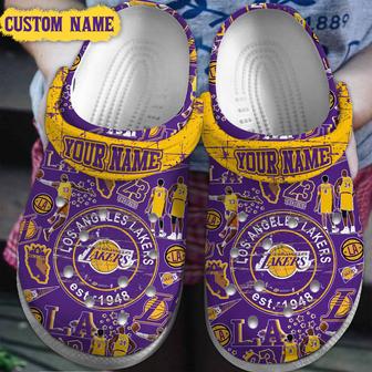 Los Angeles Lakers Nba Sport Crocs Crocband Clogs Shoes | Favorety DE