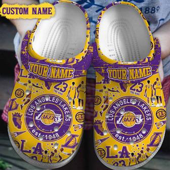 Los Angeles Lakers Nba Sport Crocs Crocband Clogs Shoes | Favorety DE