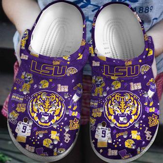 Lsu Tigers Ncaa Sport Crocs Crocband Clogs Shoes | Favorety CA