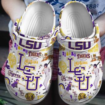 Lsu Tigers Ncaa Sport Crocs Crocband Clogs Shoes | Favorety UK