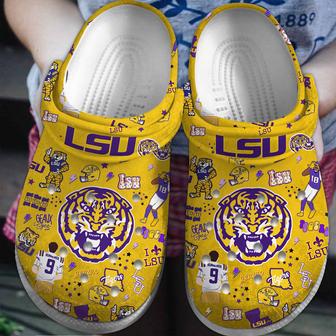 Lsu Tigers Ncaa Sport Crocs Crocband Clogs Shoes | Favorety AU