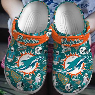 Miami Dolphins Nfl Sport Crocs Crocband Clogs Shoes | Favorety CA