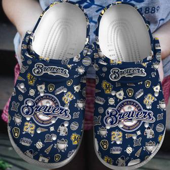 Milwaukee Brewers Mlb Sport Crocs Crocband Clogs Shoes | Favorety UK