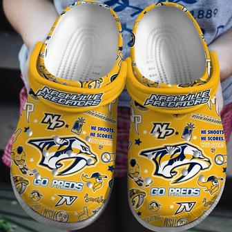 Nashville Predators Nhl Sport Crocs Crocband Clogs Shoes | Favorety UK