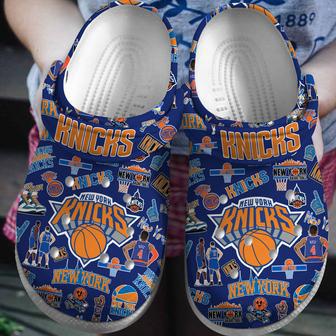 New York Knicks Nba Sport Crocs Crocband Clogs Shoes | Favorety