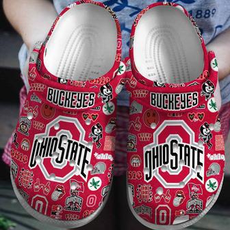 Ohio State Buckeyes Ncaa Sport Crocs Crocband Clogs Shoes | Favorety DE