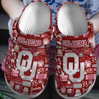 Oklahoma Sooners Ncaa Sport Crocs Crocband Clogs Shoes | Favorety CA