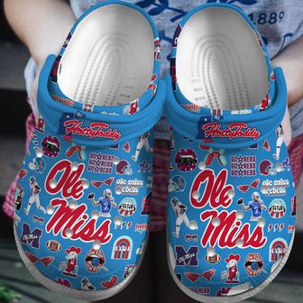 Ole Miss Rebels Ncaa Sport Crocs Crocband Clogs Shoes | Favorety