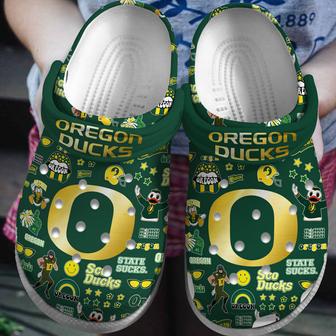 Oregon Ducks Ncaa Sport Crocs Crocband Clogs Shoes | Favorety AU