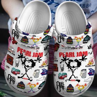 Pearl Jam Music Crocs Crocband Clogs Shoes | Favorety UK