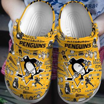 Pittsburgh Penguins Nhl Sport Crocs Crocband Clogs Shoes | Favorety UK