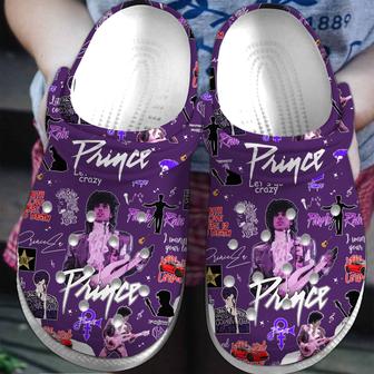 Prince Music Crocs Crocband Clogs Shoes - Monsterry UK