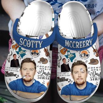 Scotty Mccreery Music Crocs Crocband Clogs Shoes - Monsterry UK