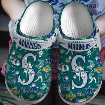 Seattle Mariners Mlb Sport Crocs Crocband Clogs Shoes | Favorety UK