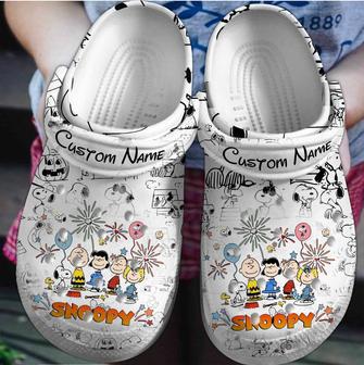 Snoopy Peanuts Cartoon Crocs Crocband Clogs Shoes | Favorety AU