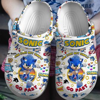 Sonic The Hedgehog Game Movie Crocs Crocband Clogs Shoes | Favorety