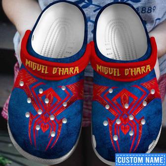 Spider Man Across The Spider Verse Cartoon Crocs Crocband Clogs Shoes | Favorety AU