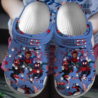 Spider Man Across The Spider Verse Cartoon Crocs Crocband Clogs Shoes | Favorety