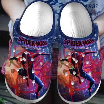 Spider Man Across The Spider Verse Cartoon Crocs Crocband Clogs Shoes | Favorety AU