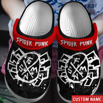 Spider Punk Comic Clog Clogband Clogs Shoes - Monsterry