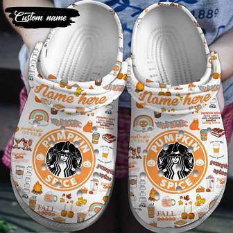 Starbucks Pumpkin Spice Crocs Crocband Clogs Shoes | Favorety DE