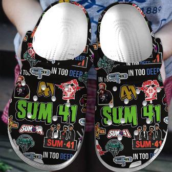 Sum 41 Music Crocs Crocband Clogs Shoes | Favorety UK