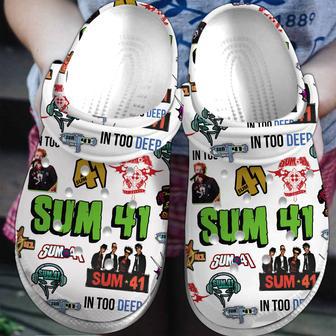 Sum 41 Music Crocs Crocband Clogs Shoes | Favorety UK