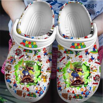 Super Mario Game Movie Crocs Crocband Clogs Shoes | Favorety