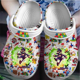 Super Mario Game Movie Crocs Crocband Clogs Shoes | Favorety