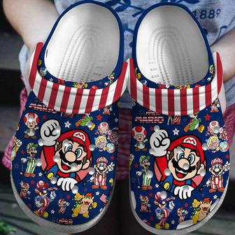 Super Mario Movie Game Crocs Crocband Clogs Shoes | Favorety